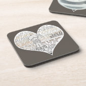 Vul je hart donkerbruin bier onderzetter (Linkerzijde)
