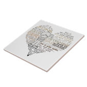 Vul je hart tegeltje (Zijkant)