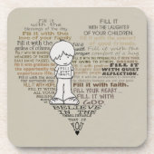 Vul je hart-toon onderzetter (Voorkant)