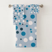 Vul je leven met Joy Polka dot patroon Bad Handdoek (Insitu)