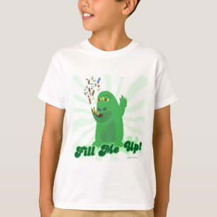 Vul me Funny Halloween Monster Art op T-shirt