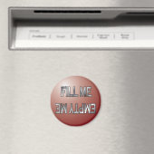 Vul me-Lege rode vaatwasmachine magneet (Insitu (Vaatwasser))