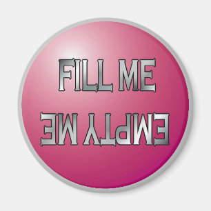 Vul me met mijn roze vaatwasmachine magneet