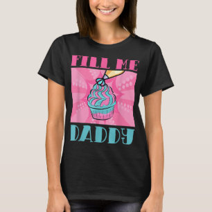 Vul me papa Naughty Adult Humor Chef Batter Cake T-shirt