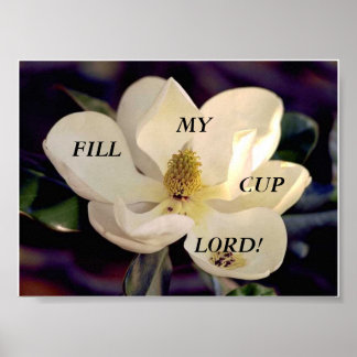 Vul mijn beker! Poster
