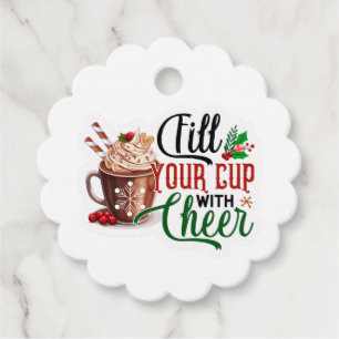 Vul onze beker met Cheer Bedankjes Labels