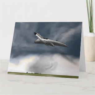 Vulcan Bomber Greetings Card Kaart