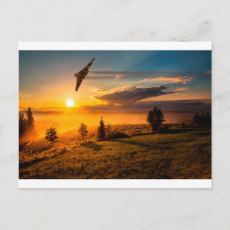 Vulcan Bomber Misty Dawn Briefkaart