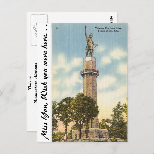 Vulcan Briefkaart (Voorkant / Achterkant)