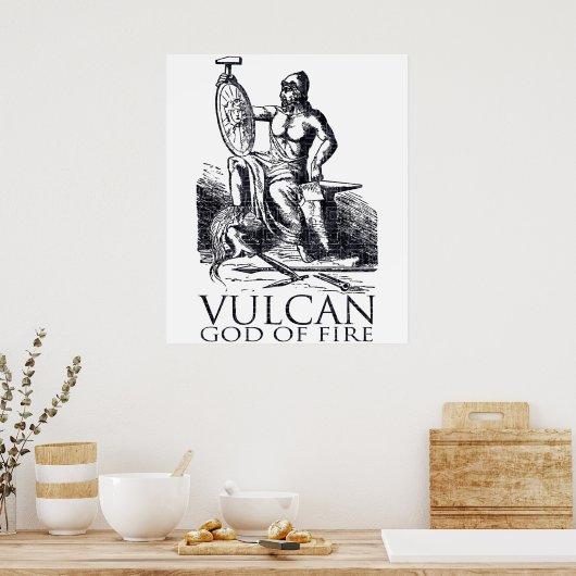 Vulcan Poster (Keuken)
