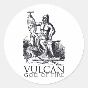 Vulcan Ronde Sticker