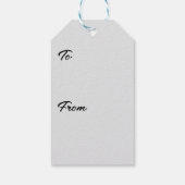 Vulcan Santa Gift labels Cadeaulabel (Achterkant)