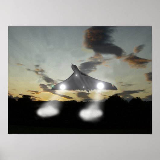 Vulcan-seconden van touchdown poster (Voorkant)