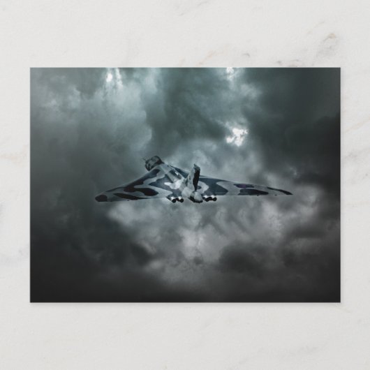 Vulcan-Storm Briefkaart (Voorkant)