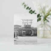 Vulestation van 1920 briefkaart (Staand voorkant)