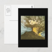 vulkaan briefkaart (Voorkant / Achterkant)