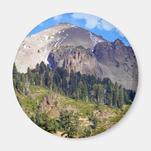 Vulkaan Mount Lassen Magneet (Voorkant)
