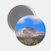 Vulkaan Mount Lassen Magneet (Voorkant / Achterkant)