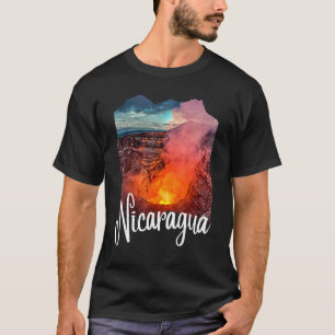 Vulkaan Nicaragua Souvenir Nicaragua T-shirt