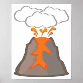 Vulkaan Poster