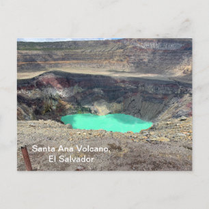 Vulkaan Santa Ana, El Salvador Briefkaart