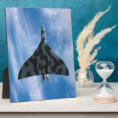 Vulkaanbommenwerper in vlucht fotoplaat (Zijkant)