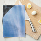 Vulkaanbommenwerper in vlucht theedoek (Quarter Fold)