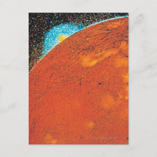 Vulkaanexplosie op Io Briefkaart (Voorkant)