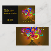 Vulkaankleuringen Visitekaartje (Voorkant / Achterkant)