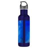 vulkaanuitbarsting waterfles  (Achterkant)