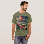 vulkaanuitbarstingen t-shirt (Voorkant volledig)