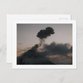 Vulkan Fuego in Guatemala Feestdagenkaart (Voorkant / Achterkant)