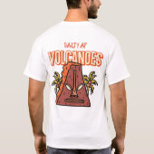 Vulkanen door Salty AF T-shirt (Achterkant)