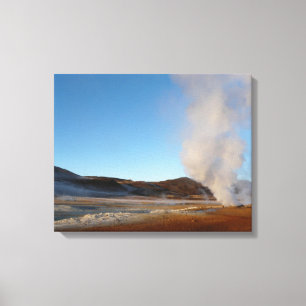 Vulkanisch IJslands canvaslandschapsdruk Canvas Afdruk