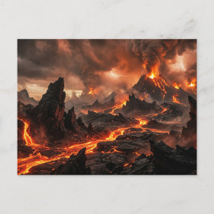 Vulkanlava Briefkaart