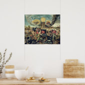 Vulkforges met draaiende wapens poster (Keuken)