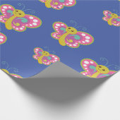 Vulkpapier voor vlinders cadeaupapier (Hoek)