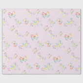 Vulkpapier voor vlinders, roze cadeaupapier (Vlak)
