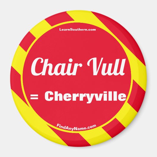 Vull de chaise = Magnet de Cherryville (Devant)