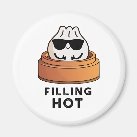 Vullen Heet Grappig Dumpling Pun Magneet (Voorkant)