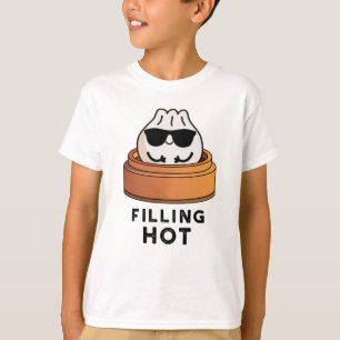 Vullen Heet Grappig Dumpling Pun T-shirt