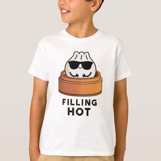 Vullen Heet Grappig Dumpling Pun T-shirt (Voorkant)