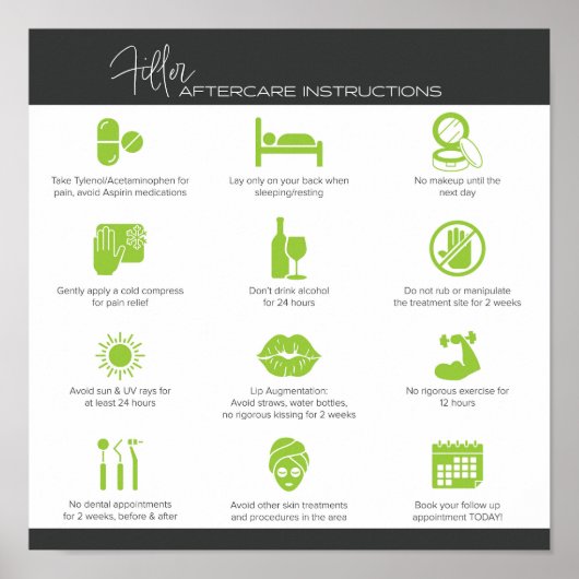 Vuller Nazorginstructies Poster (Voorkant)