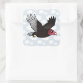 Vullingen van Turkije Vierkante Sticker (Tas)