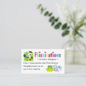 Vullingen Zazzle Store Visitekaartje (Staand voorkant)