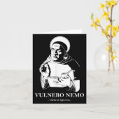 Vulnero Nemo Katholieke Heilige Thomas van Aquino  Kaart (Gele Bloem)