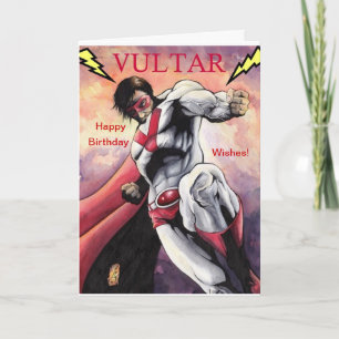 Vultar Verjaardag Kaart