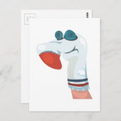 Vulture Head Briefkaart (Voorkant / Achterkant)