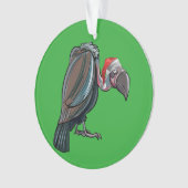 Vulture kerstversiering ornament (voorkant)
