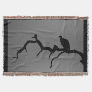 Vulture Silhouette Deken